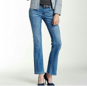 Ag Adriano Goldschmied Blue Flare Wide Leg Jeans
